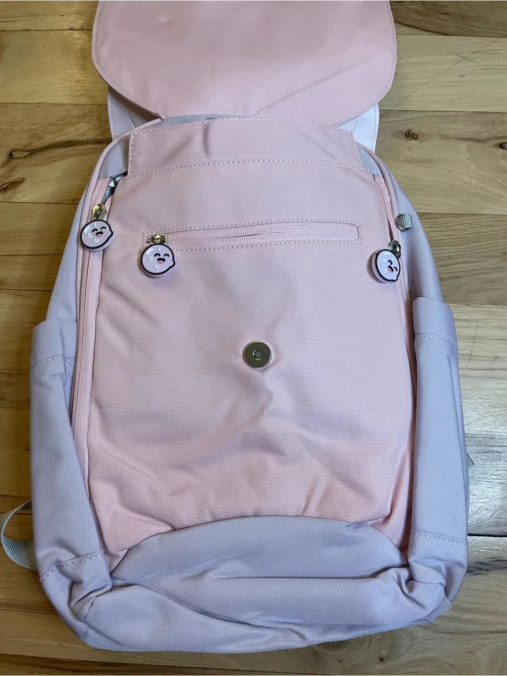 Pink Kids Backpack with Bow - Cute Cat Design